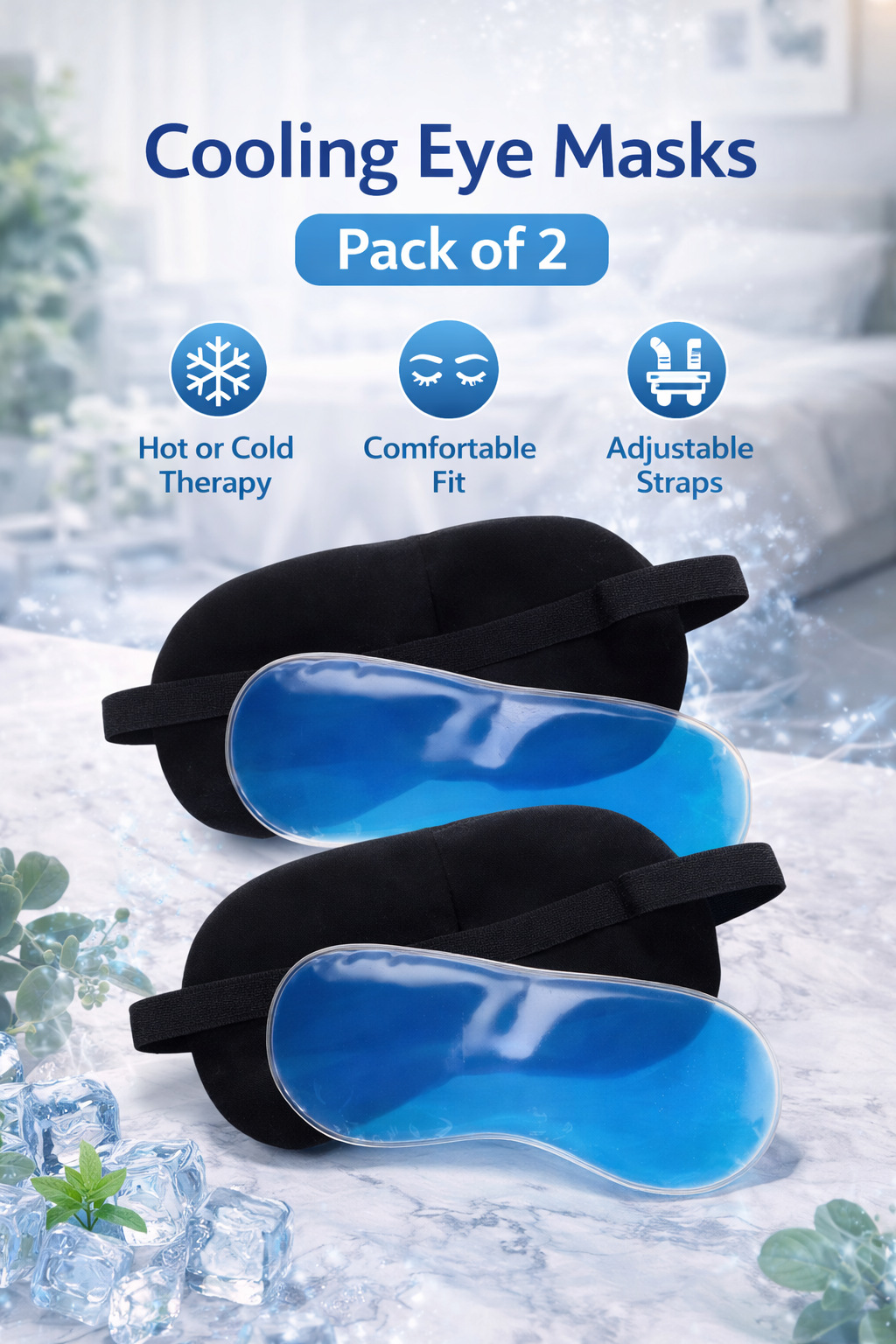 Sukhora™ Cooling Eye Mask (Pack of 2)