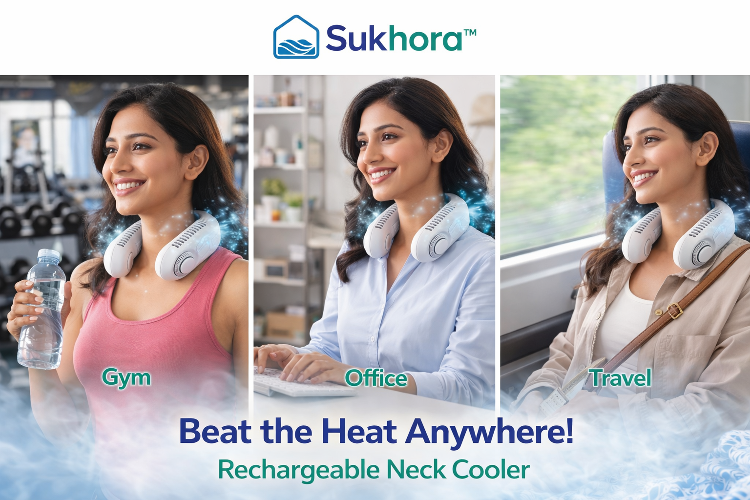 Sukhora™ Portable Bladeless Neck Fan