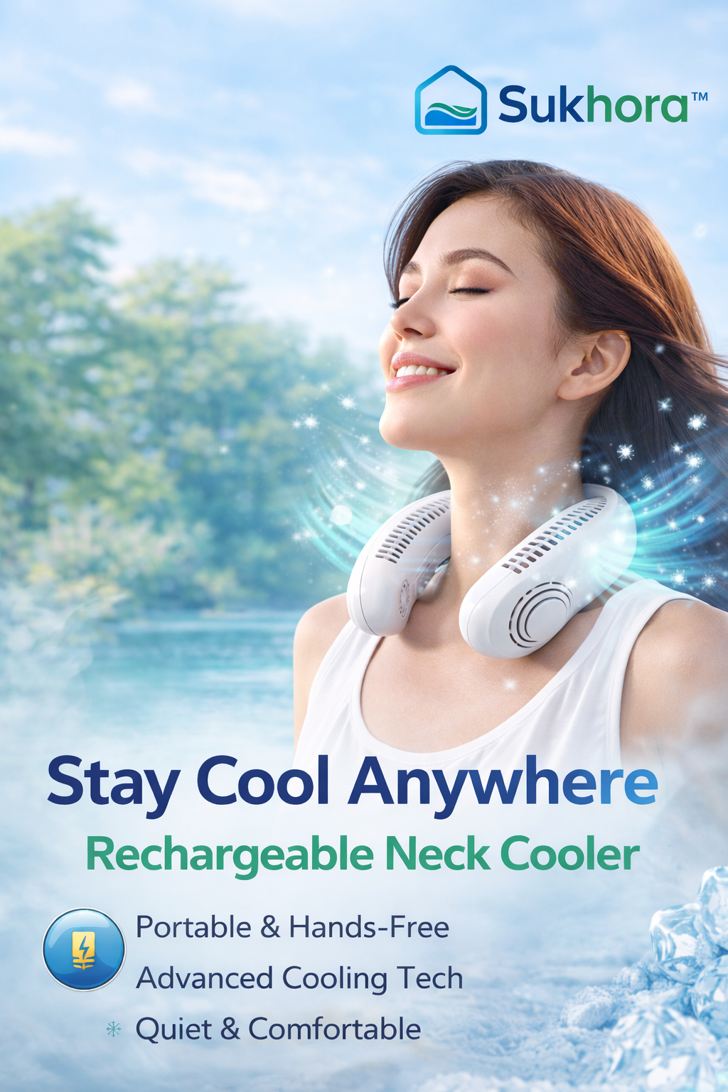 Sukhora™ Portable Bladeless Neck Fan